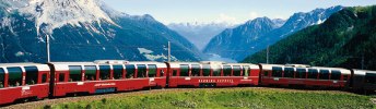 Панорамный поезд экспресс Бернина (Bernina Express)