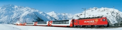 Панорамный поезд Ледниковый экспресс (Glacier Express).